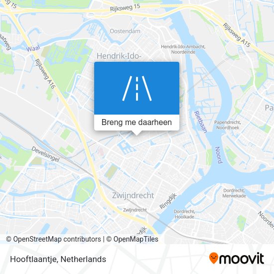 Hooftlaantje kaart