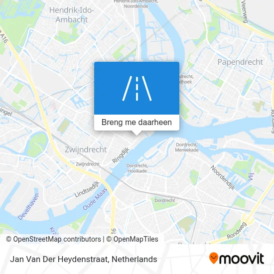Jan Van Der Heydenstraat kaart