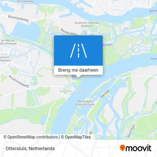 Ottersluis kaart