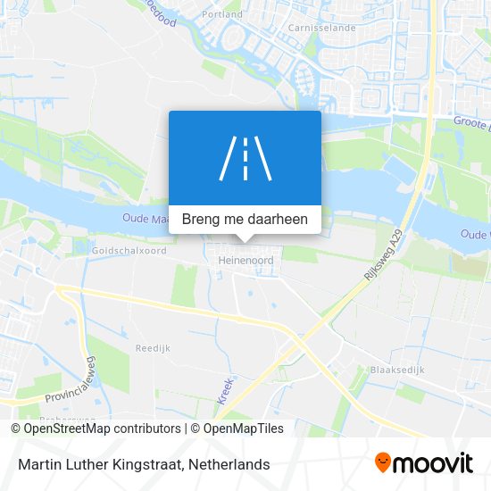 Martin Luther Kingstraat kaart