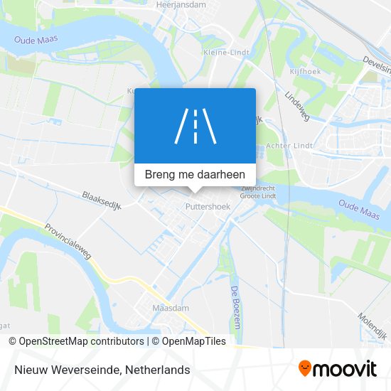 Nieuw Weverseinde kaart