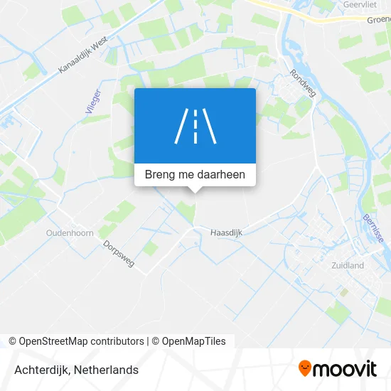 Achterdijk kaart