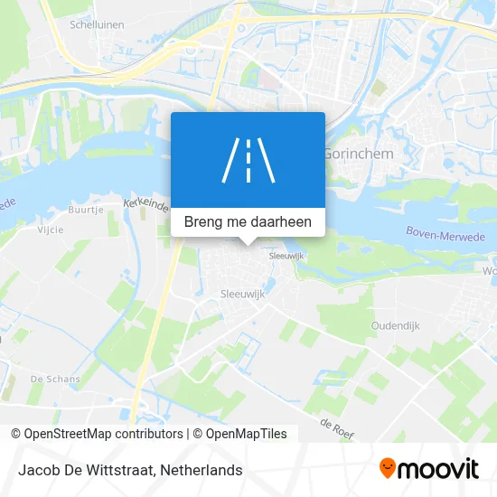 Jacob De Wittstraat kaart