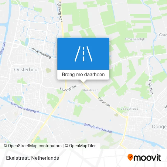 Ekelstraat kaart