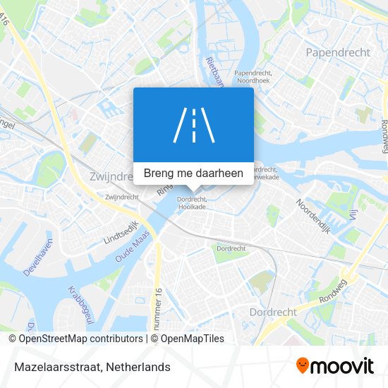 Mazelaarsstraat kaart