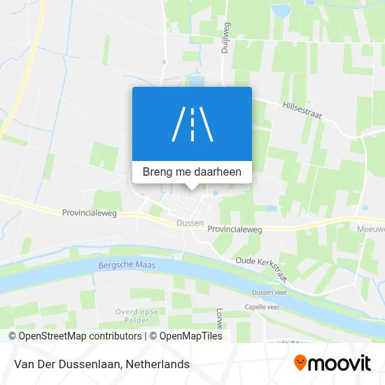 Van Der Dussenlaan kaart