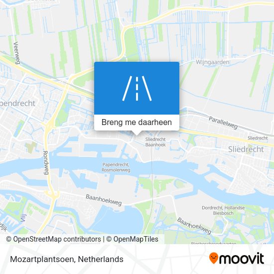 Mozartplantsoen kaart