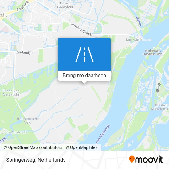Springerweg kaart
