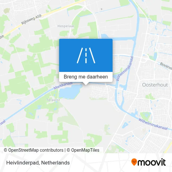 Heivlinderpad kaart