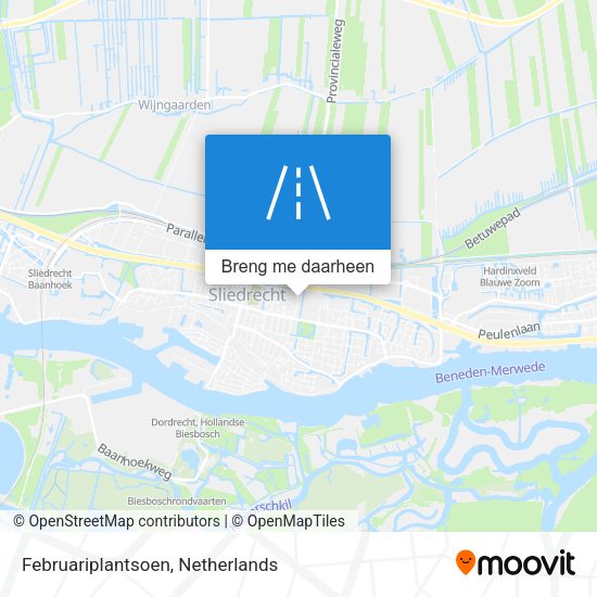 Februariplantsoen kaart