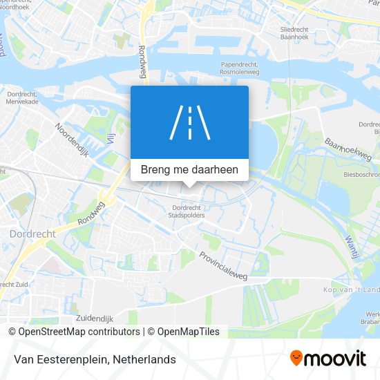 Van Eesterenplein kaart