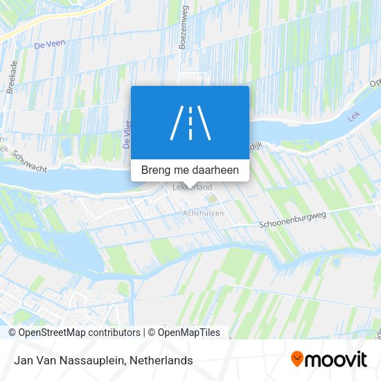 Jan Van Nassauplein kaart