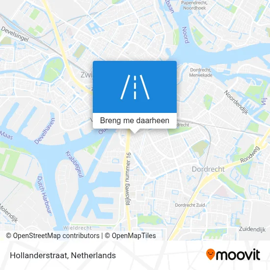 Hollanderstraat kaart