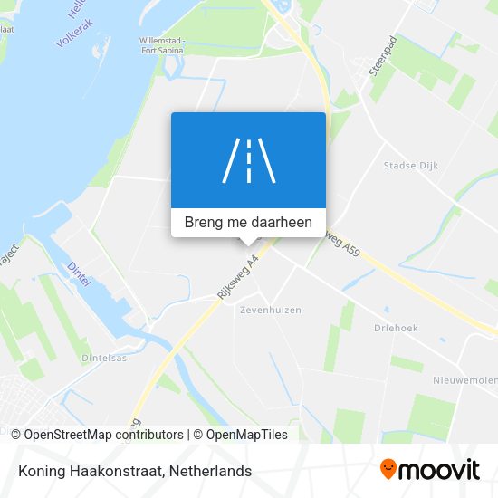 Koning Haakonstraat kaart