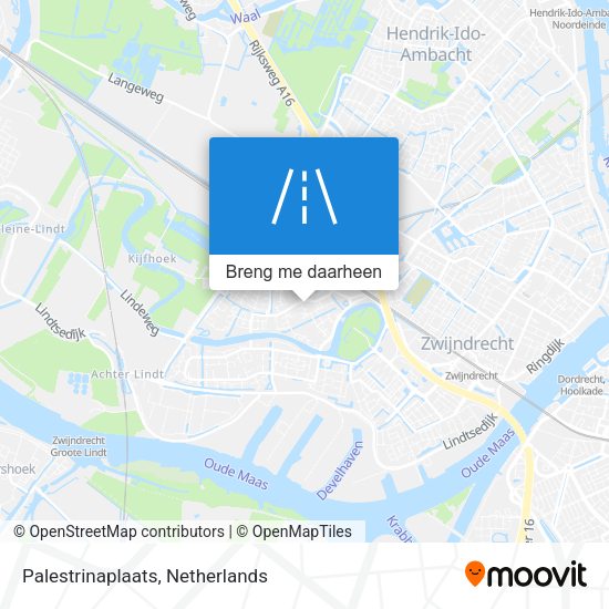 Palestrinaplaats kaart