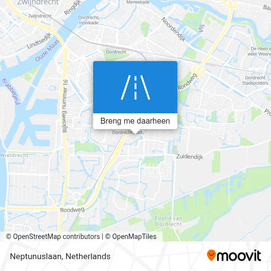 Neptunuslaan kaart