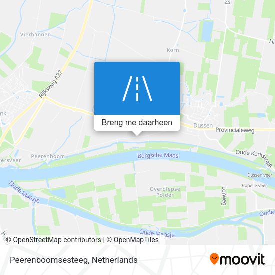 Peerenboomsesteeg kaart