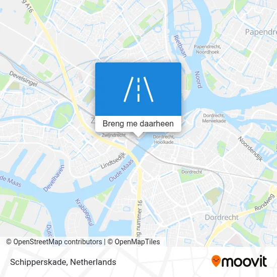 Schipperskade kaart