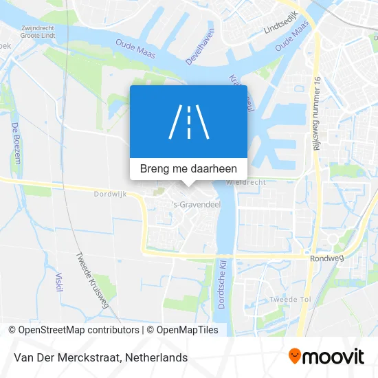 Van Der Merckstraat kaart