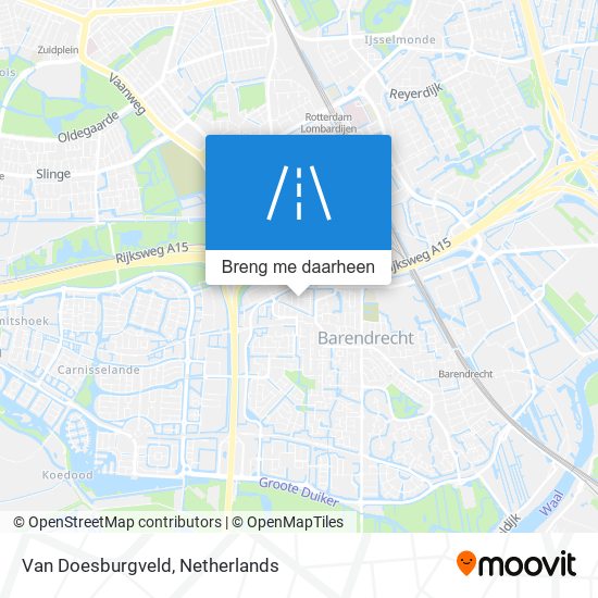 Van Doesburgveld kaart