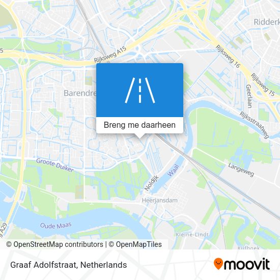 Graaf Adolfstraat kaart