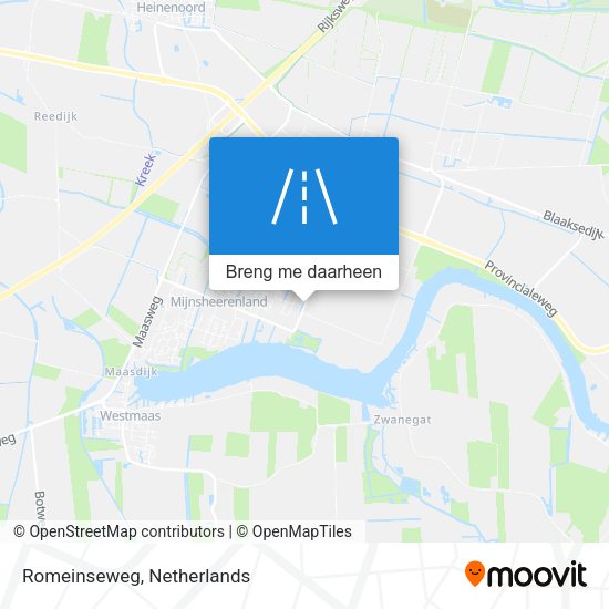 Romeinseweg kaart