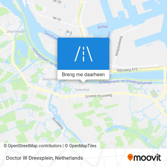 Doctor W Dreesplein kaart