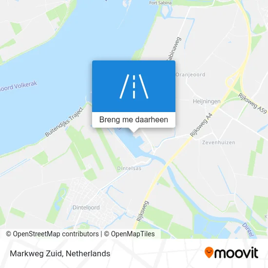 Markweg Zuid kaart