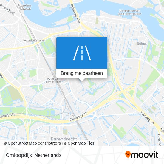 Omloopdijk kaart