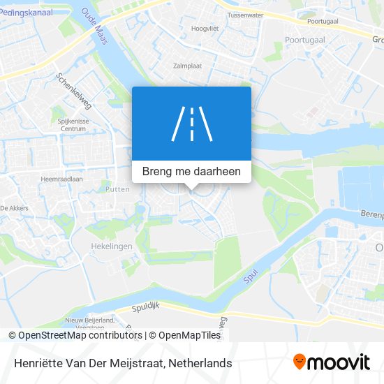 Henriëtte Van Der Meijstraat kaart