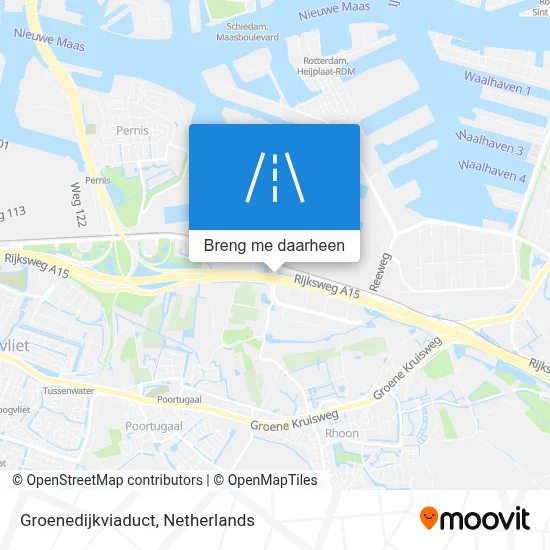 Groenedijkviaduct kaart