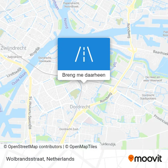 Wolbrandsstraat kaart