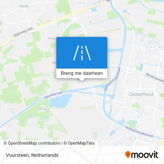 Vuursteen kaart