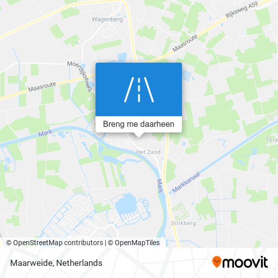 Maarweide kaart