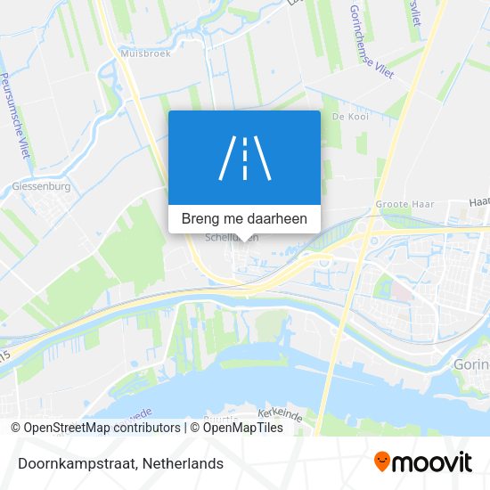 Doornkampstraat kaart
