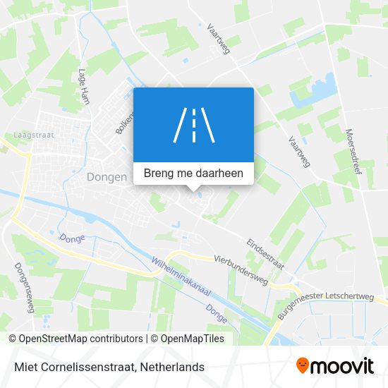 Miet Cornelissenstraat kaart