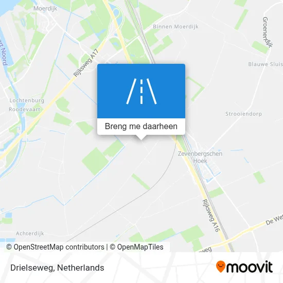 Drielseweg kaart