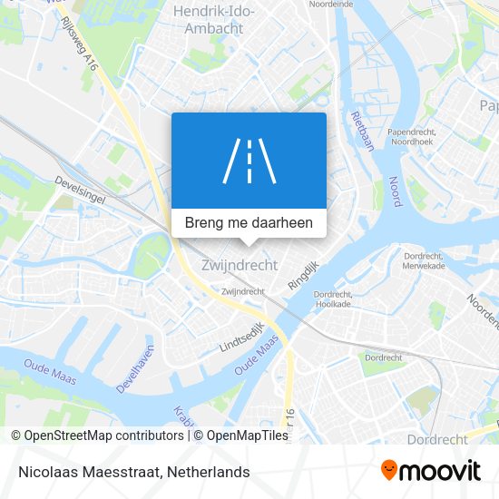 Nicolaas Maesstraat kaart