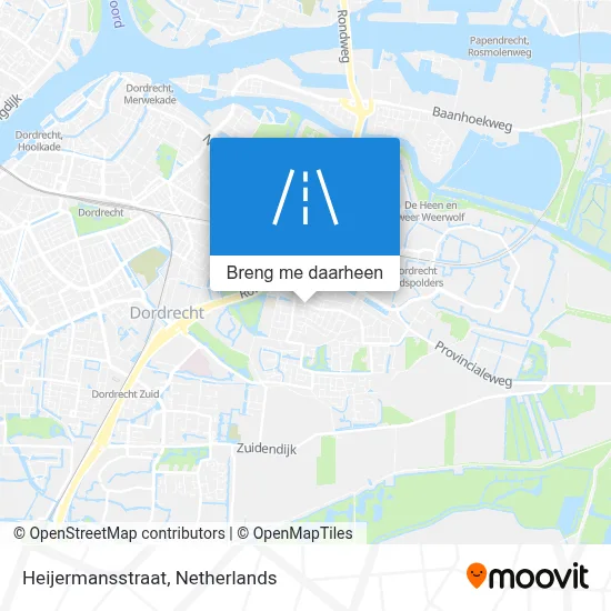 Heijermansstraat kaart