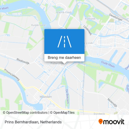 Prins Bernhardlaan kaart