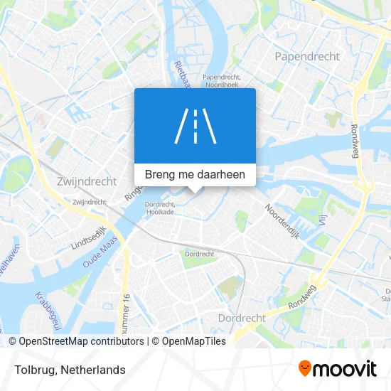 Tolbrug kaart