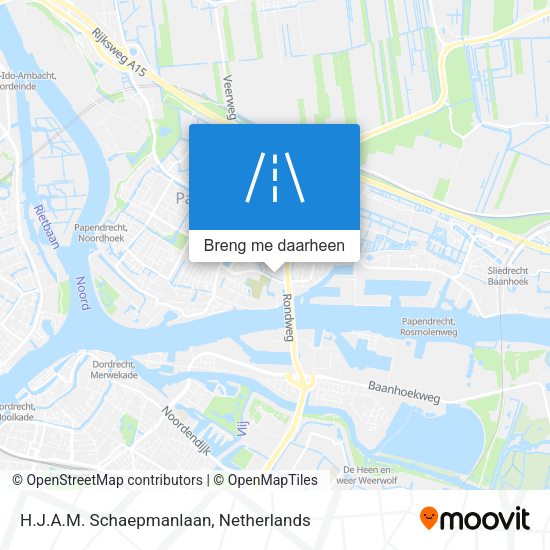 H.J.A.M. Schaepmanlaan kaart