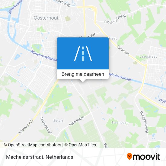 Mechelaarstraat kaart