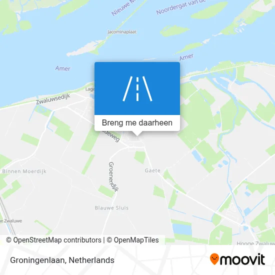 Groningenlaan kaart