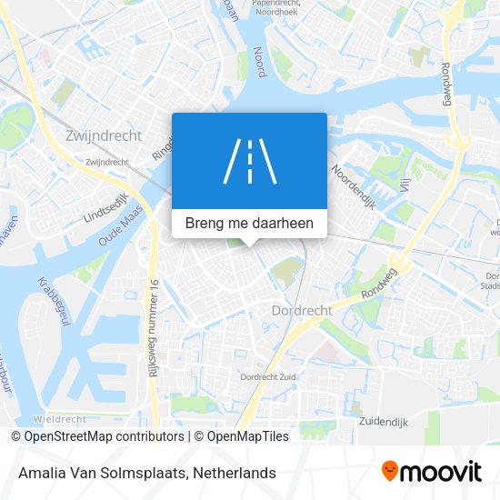 Amalia Van Solmsplaats kaart