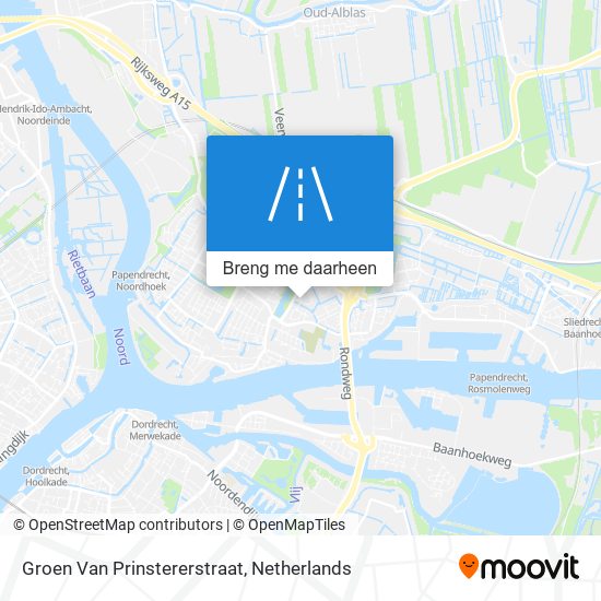 Groen Van Prinstererstraat kaart