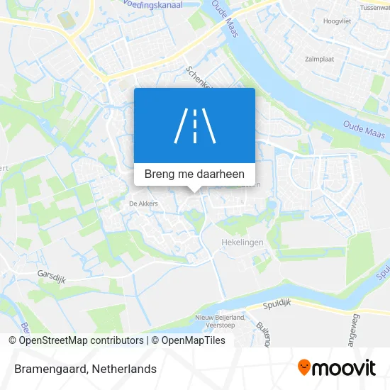Bramengaard kaart