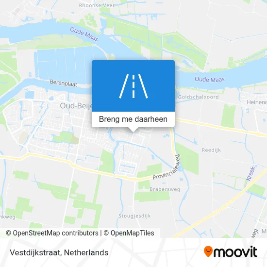 Vestdijkstraat kaart