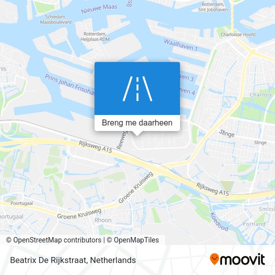 Beatrix De Rijkstraat kaart
