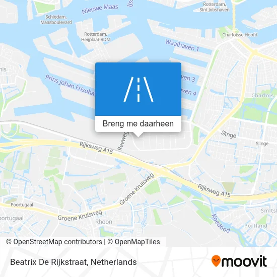 Beatrix De Rijkstraat kaart